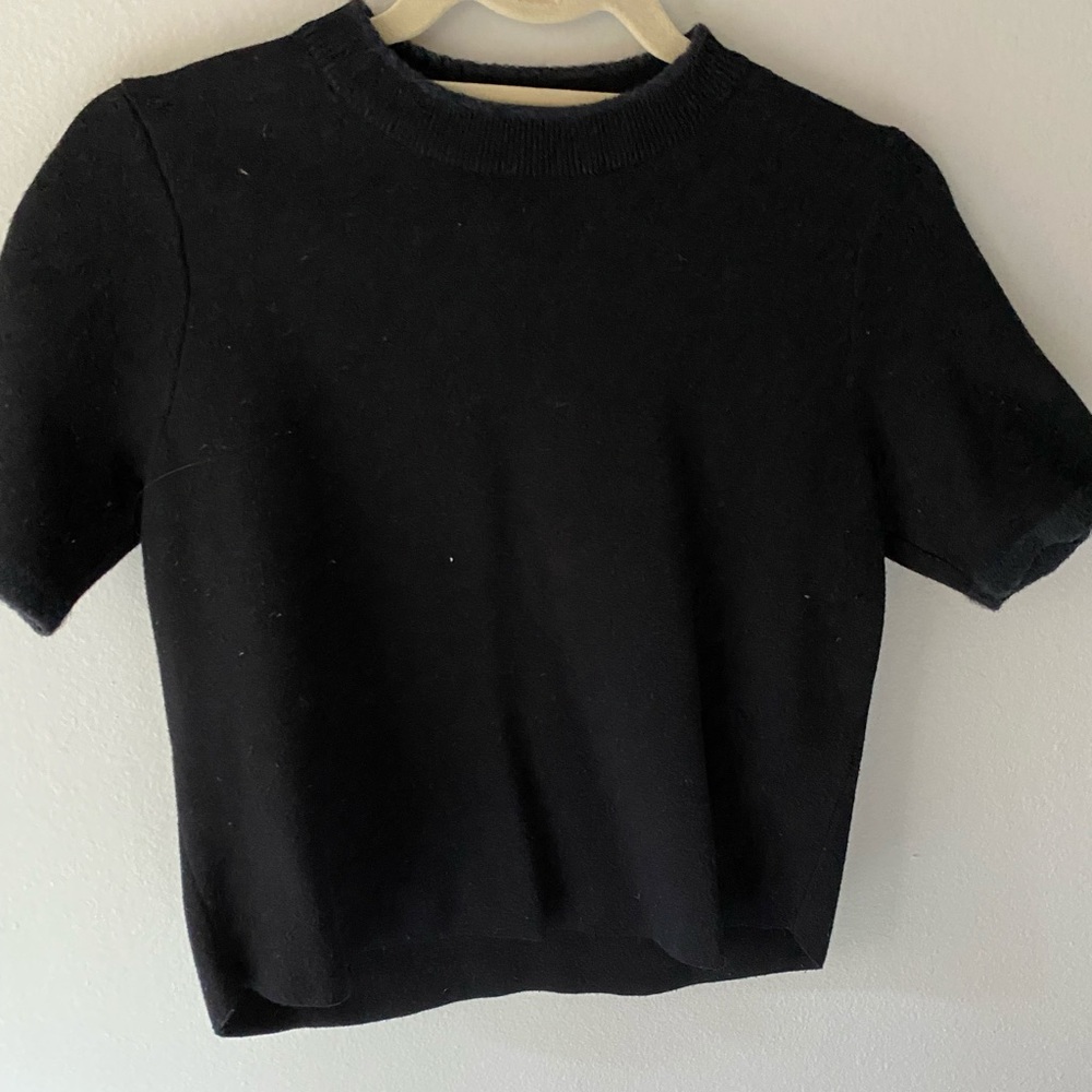 Zara Cropped Knit Sweater